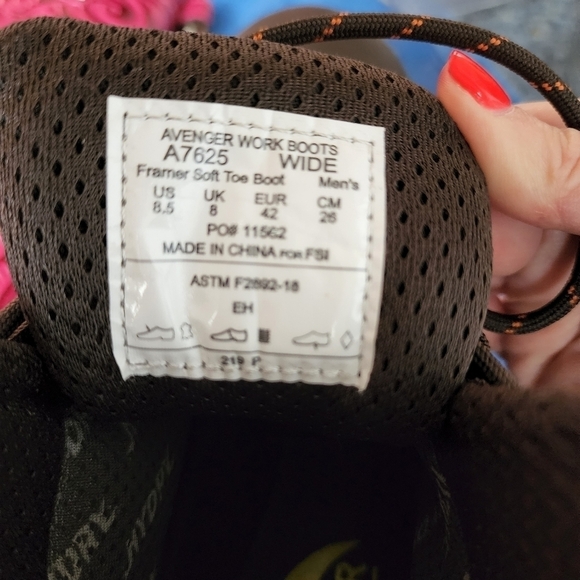 AVENGER FRAMER WORK BOOT SOFT TOE BOOT - Picture 9 of 9